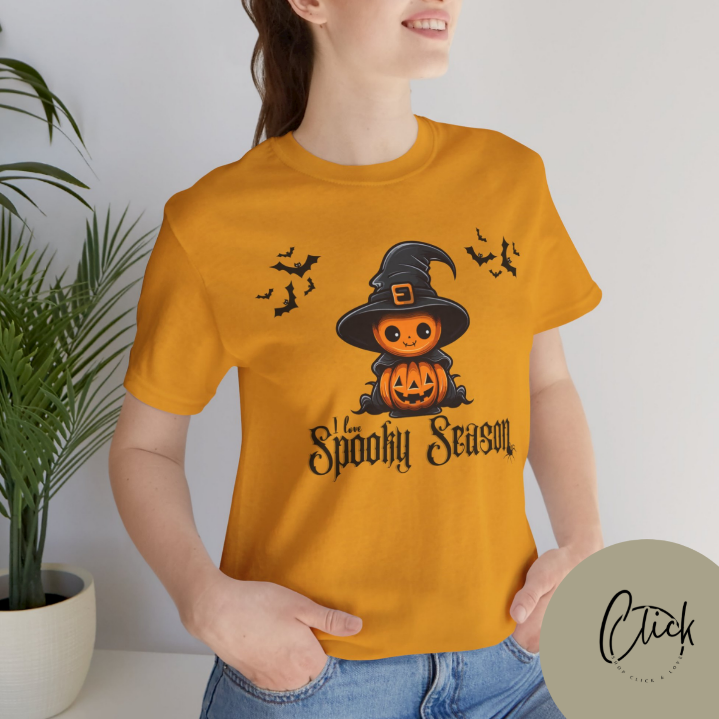 I love Spooky Season Tee, Unisex T-Shirt for Halloween, Fall Festival Shirt, Ghosts & Ghouls Merchandise, Pumpkin Apparel