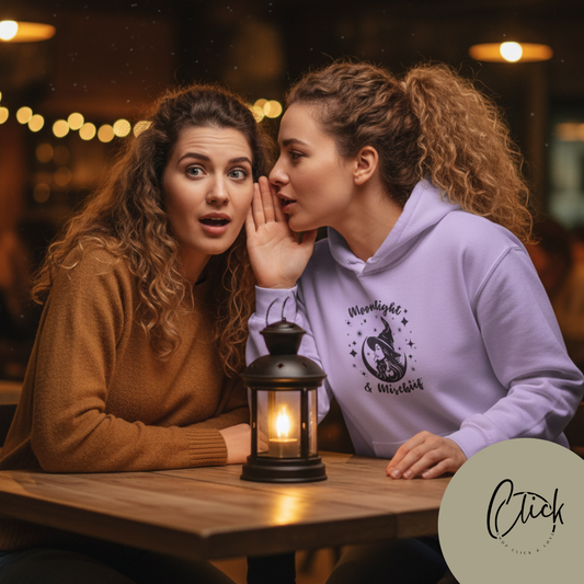 Moonlight & Mischief Unisex Hoodie - Cozy Gift for Nature Lovers, Witchy Apparel, Autumn Fashion, Perfect for Any Occasion