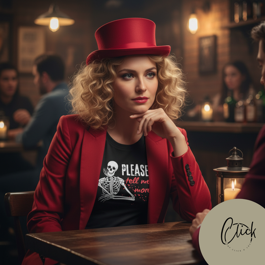 Skeleton Graphic Tee, Casual Women’s Shirt, Halloween T-Shirt, Fun Fall Apparel, Everyday Comfort